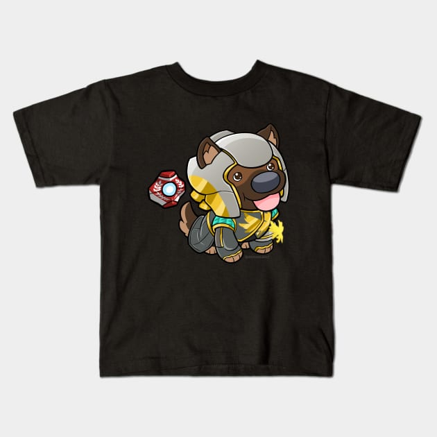 D2 Warlock Puppers Kids T-Shirt by fallerion